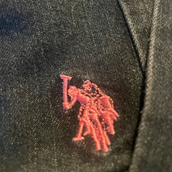 U.S. Polo ASSN. by Ralph Lauren Kids Denim Jacket - Blue off center front zip 5 - Picture 5 of 7